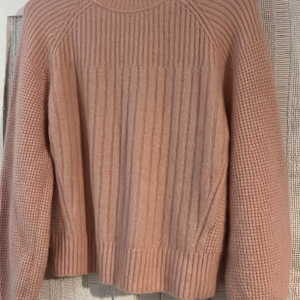 Athleta Layover Crew Sweater | Orchid Pink Size Small - Picture 7 of 10